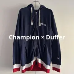 チャンピオン × ダファー リバースウィーブジップパーカー L 00s 古着