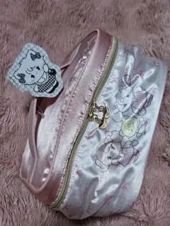 新品mikko illustrations バニティポーチ ピンク 비매품