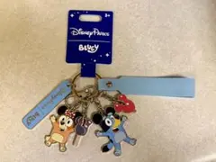 アメリカディズニー限定 ＊ BLUEY ブルーイ ビンゴ キーホルダー