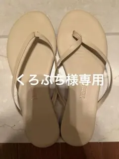 TKEES ベージュ ビーチサンダル 37のサムネイル