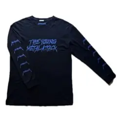 GU × METALLICA メタリカ ロンT 長袖Tシャツ ブラック Lサイズのサムネイル