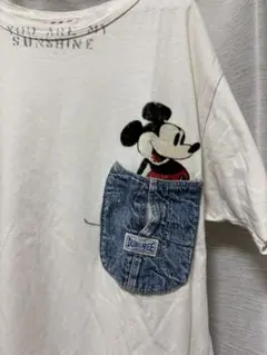 DUNIM DUNGAREE デニム&ダンガリー ミッキーTシャツ 170