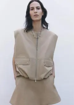 最終値下　新品　ZW COLLECTION オーバーサイズジレ　M-L