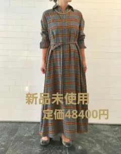 ♥80%off♥新品☆ブルーバードブルバード　チェックネルシャツ ワンピース☆