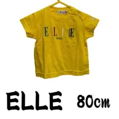 ELLE キッズ Tシャツ 半袖　80cm イエロー