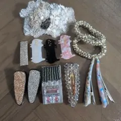 ビジューヘアピンセット エレガントデザイン