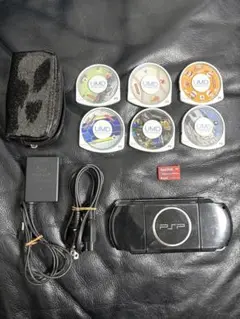 Sony PSP 3000本体 UMDソフト6本付き