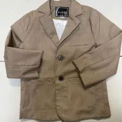 キッズ　ジャケット　スーツ　長袖　ブラウン　100 セレモニー　韓国子供服