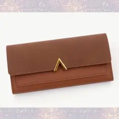 신품 미사용 여성 긴 지갑 지갑 세련된 접는 긴 지갑 여성 지갑