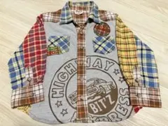 【美品】ビッツ　BIT'z 長袖　チェックシャツのサムネイル