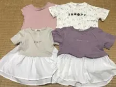 90〜100 Tシャツ　トップス　4枚セット