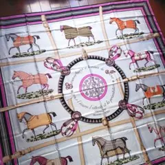 HERMES カレ140 馬着　大判 スカーフ ストール