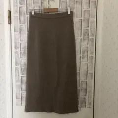 UNIQLOリブ編み ニット　タイトスカート　新品