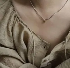 ハートチャームネックレス Y2K おしゃれ かわいい シルバー ゴールド