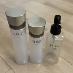 ELIXIR 化粧水 乳液 クレンジング 3点セット　容器のサムネイル