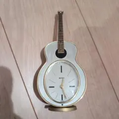 【完動品】SWIZA スウィザ ギター型 置時計 オルゴール アラーム スイス製