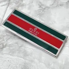グッチ マネークリップ シルバー シェリーライン 札ばさみ GUCCI