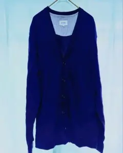 BEAMS ダークパープル カーディガンのサムネイル