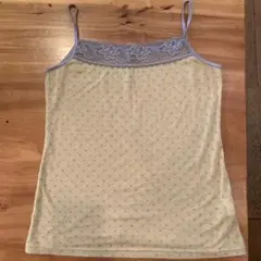 gaminerie ドット柄キャミソール
