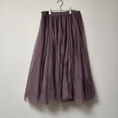 新品タグ付 A HAPPY MARILYN チュールスカート 総ゴム(L～3L)