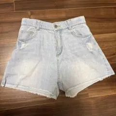 Lovetoxic デニムハーフパンツ　150cm