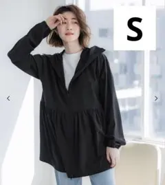 coca UVカットギャザーパーカー　S 美品