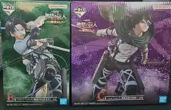 一番くじ 進撃の巨人～地鳴らし～　リヴァイ　ハンジ　フィギュア