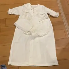 ベビードレス 白 50cm セット