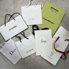 ブランドショッピングバッグ　紙袋まとめ売り　CHANEL DIOR BULY