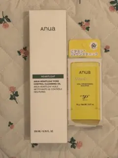Anua Cleansing Oil & UVスティック