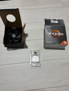 AMD Ryzen 5 3600CPU 純正クーラー箱付き 取り外し前動作確認済