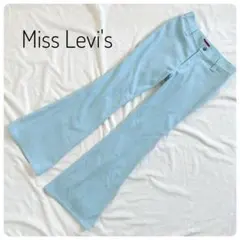 【ヴィンテージ】70年代Miss Levi's水色フレアパンツレディースのサムネイル