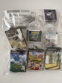 プレイステーション ゲームパッケージ ミニチュアチャーム 7種セット ガチャ ②
