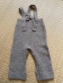 petit main　ニットボトムス 70 サロペット