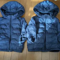 ライトウォームパデットパーカ　UNIQLO　ユニクロ　100　双子　2枚セット