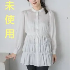 完売品　未使用　RETRO GIRL 　ポコポコティアードチュニック　ギャザーのサムネイル