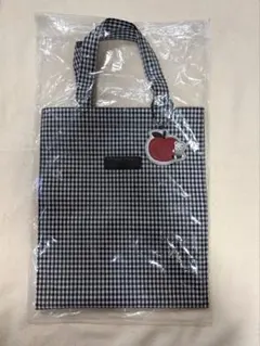 【新品未開封タグ付き】familiarトートバッグ ギンガムチェック