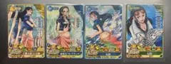 ワンピーベリーマッチ ニコ・ロビン 4장 세트