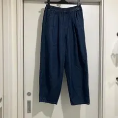 しまむら　シーズンリーズン デニム ワイドパンツ