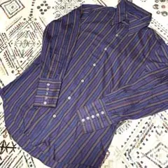 【レトロカラー】PaulSmith ストライプ長袖シャツ