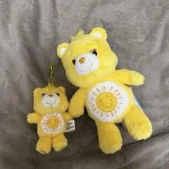 PLAZA CareBearsケアベア ぬいぐるみ キーホルダー2体セット