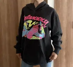 レア‼️《galaxxxy /ギャラクシー》ブラック グラフィックパーカー XLのサムネイル