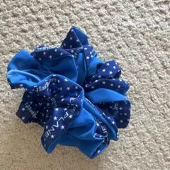 三代目J soulbrothers 星柄 青 シュシュ