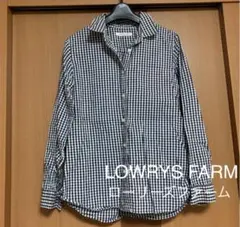 可愛い❤️【LOWRYS FARM】ローリーズファーム　ギンガムチェックシャツ
