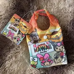 【新品タグ付】ハワイ限定 サンリオエコバッグキティ マイメロ ポチャッコ クロミのサムネイル