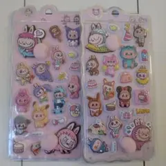 らぶぶおしりぷくぷく立体シール　2シートセット