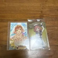 にじさんじ　ノスタルジアコレクション　ウエハースカード　本間ひまわり