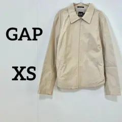 GAPジップアップジャケット ベージュ シンプル XSサイズのサムネイル