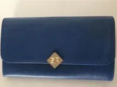 美品 SONIA RYKIEL ソニアリキエル 長財布 ブルー 大容量のサムネイル