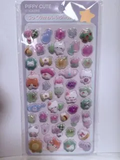 23 かわいいキャラクターシール 立体 3D